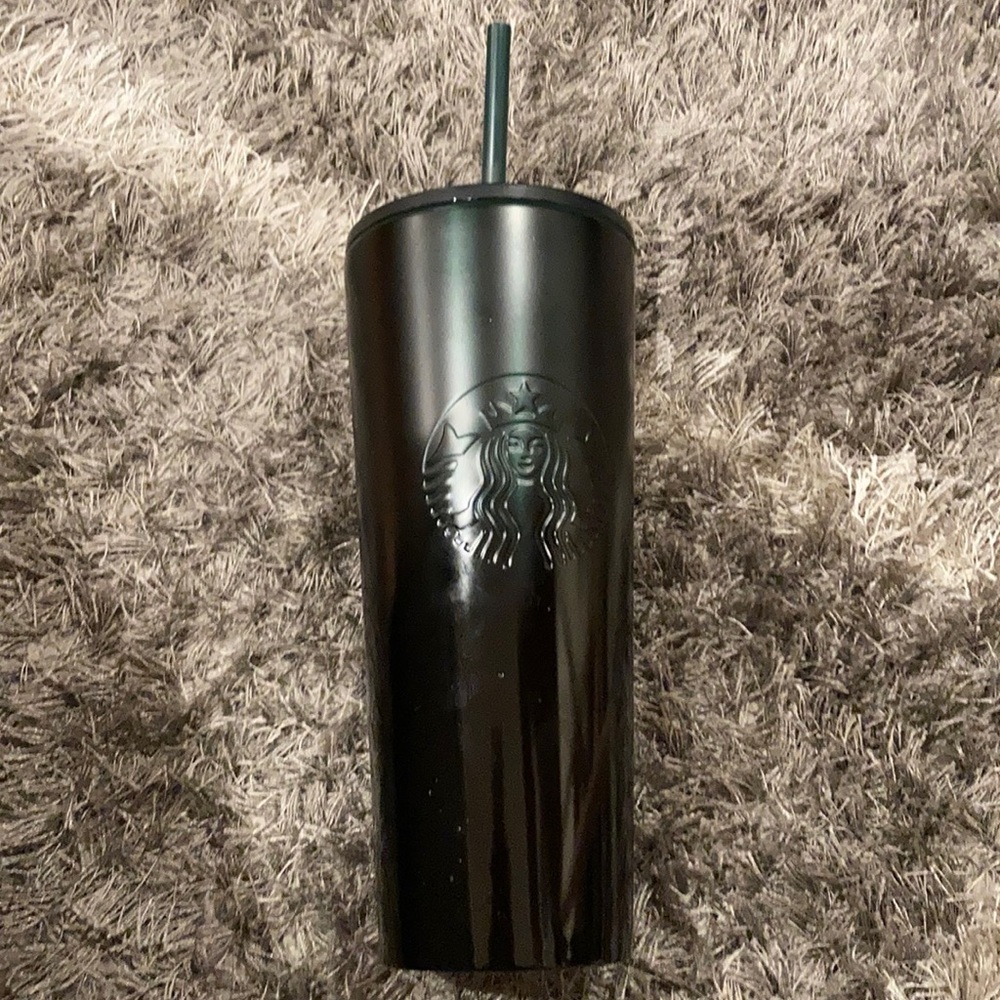Starbucks dark green holiday tumbler